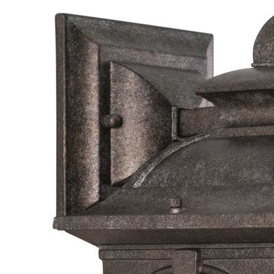 7-in Outdoor Wall Light Lava Stone