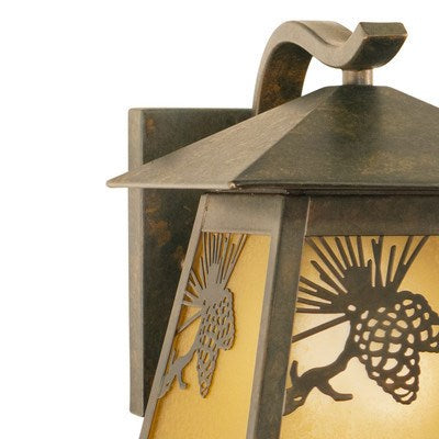 7-in Outdoor Wall Light Olde World Patina