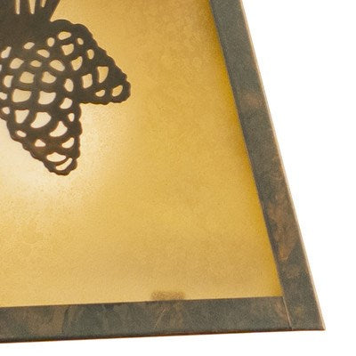7-in Outdoor Wall Light Olde World Patina