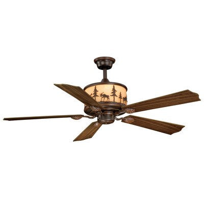 56-in Moose Ceiling Fan Burnished Bronze by Vaxcel International