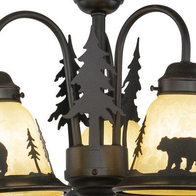 3L LED Fan Kit or Chandelier (Dual Mount) Burnished Bronze