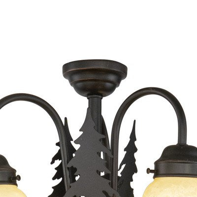 3L LED Fan Kit or Chandelier (Dual Mount) Burnished Bronze