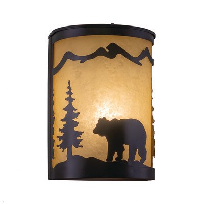 8-in Wall Light Burnished Bronze by Vaxcel International