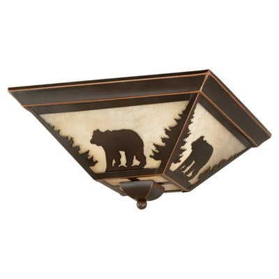14-in Flush Mount Ceiling Light Burnished Bronze by Vaxcel International