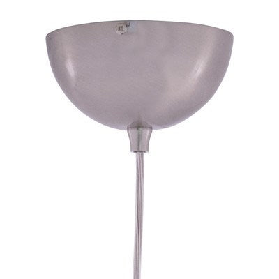 4.5-in Mini Pendant Cocoon Glass Satin Nickel