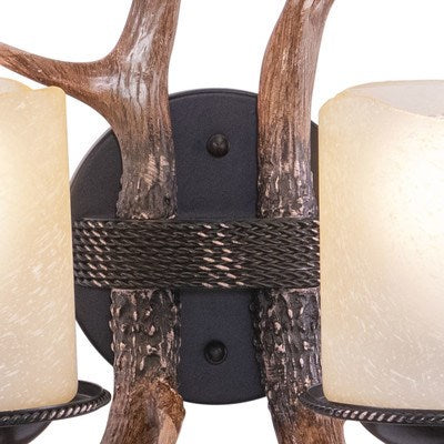 2L Antler Vanity Black Walnut