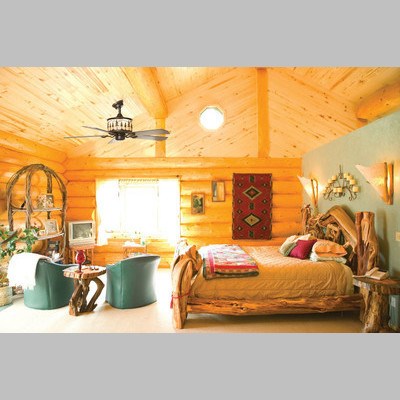 56-in LED Tree Ceiling Fan Burnished Bronze