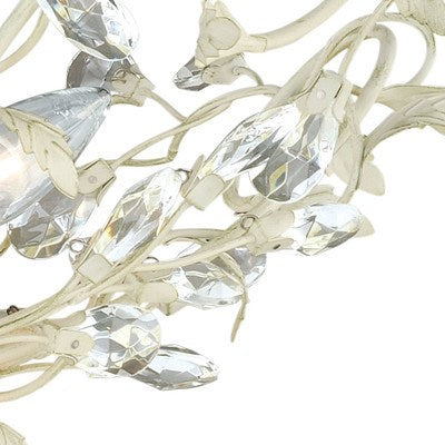 19-in Semi Flush Ceiling Light French Cream