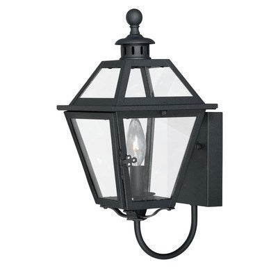 7-in Outdoor Wall Light Textured Black by Vaxcel International