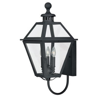 12-in Outdoor Wall Light Textured Black by Vaxcel International