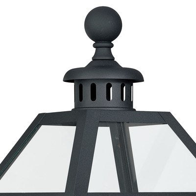 12-in Outdoor Wall Light Textured Black