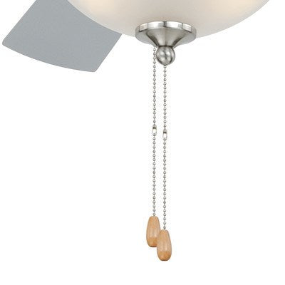 42-in Flush mount Ceiling Fan Satin Nickel