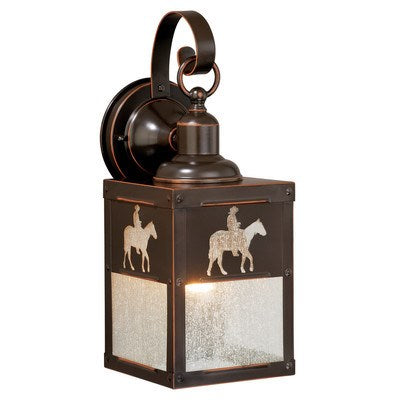 5-in Horse Outdoor Wall Light Burnished Bronze by Vaxcel International