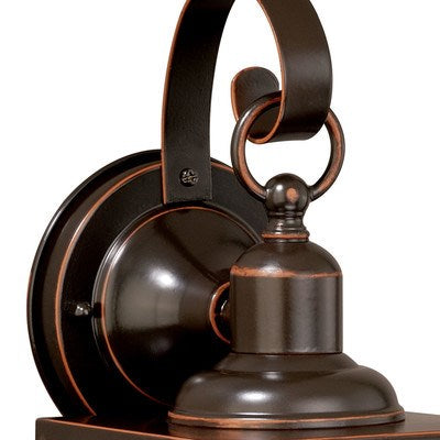 5-in Horse Outdoor Wall Light Burnished Bronze
