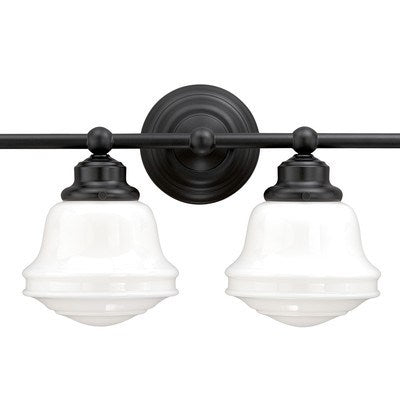 4L Vanity Milk Glass Oil Rubbed Bronze