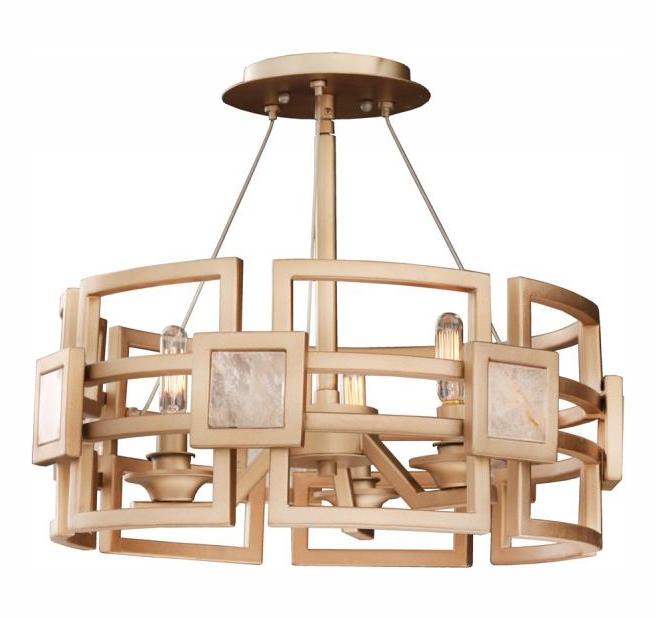 3 Light Semi Flush by Kalco
