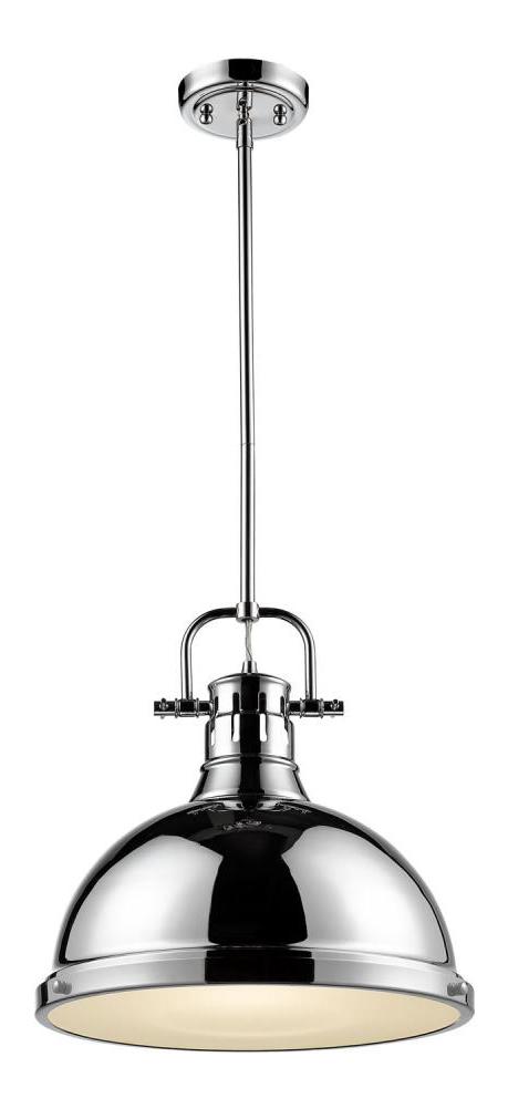 1 Light Pendant With Rod
