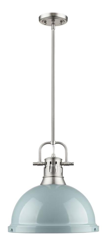 1 Light Pendant With Rod by Golden