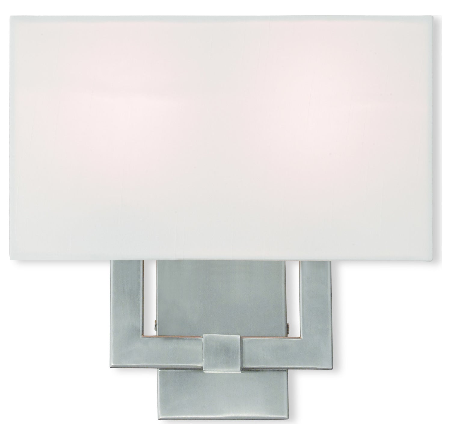 Brushed Nickel  2 Light Ada Ambient Sconce by Livex Lighting