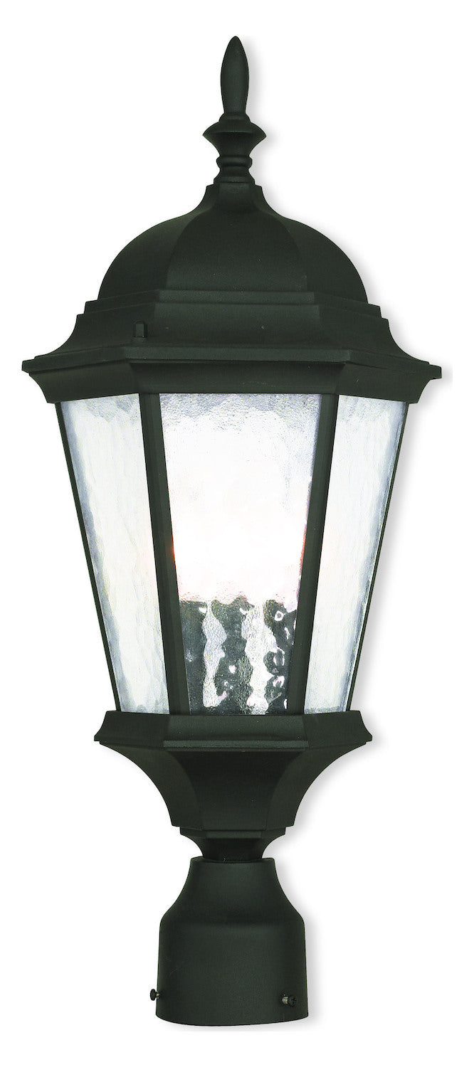 Textured Black  3 Light Outdoor Post Light by Livex Lighting