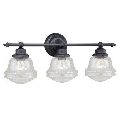 3L Vanity Clear Glass Oil Rubbed Bronze by Vaxcel International
