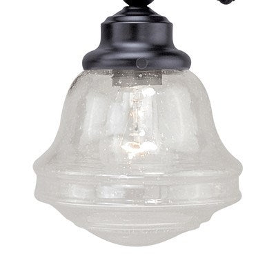 4L Vanity Clear Glass Oil Rubbed Bronze