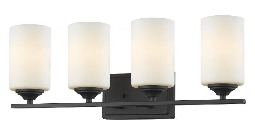 Bronze  4 Light 24in Wide Bathroom Vanity Light by Z-Lite
