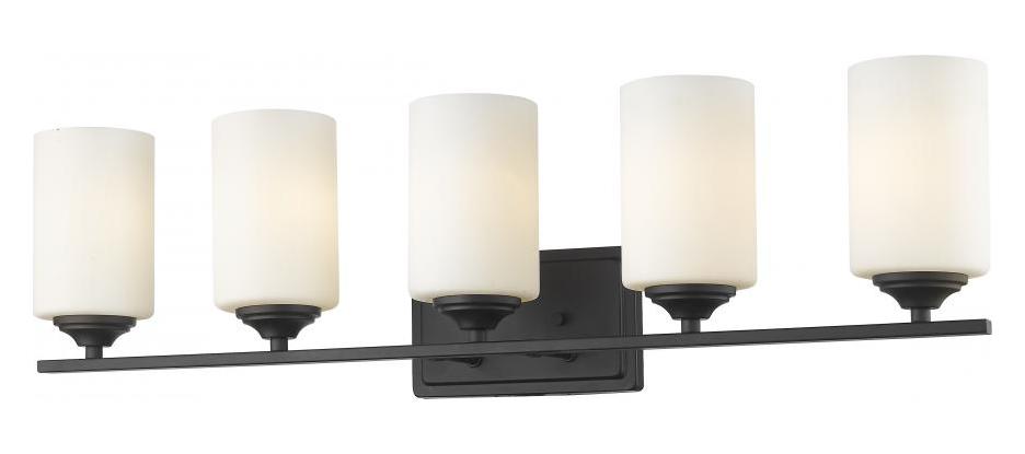 Bronze  5 Light 30-3/4in Wide Bathroom Vanity Light by Z-Lite