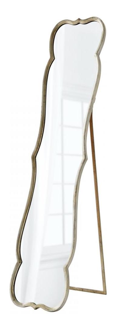 Silver 70.25 x 15.25 Malinda Rectangular Iron and Wood Mirror by Cyan Designs