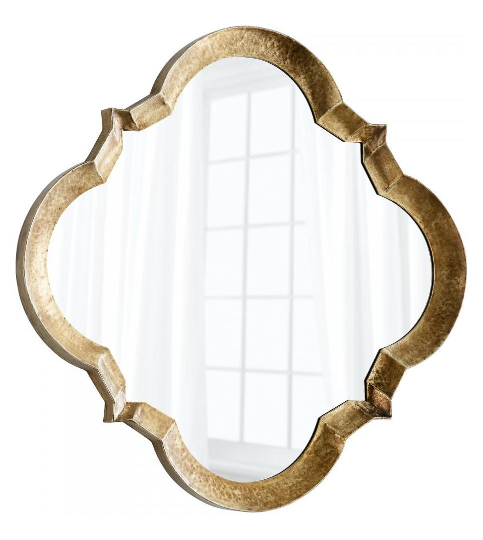 Bronze 59.5 x 59.4 Parnel Specialty Iron and Wood Mirror by Cyan Designs