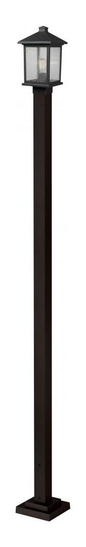 Bronze  109.375" Tall 1 Light Outdoor Lantern Post Light / Post Included by Z-Lite