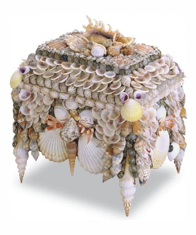Natural Shell  10in.W Shell Jewelry Box by Currey