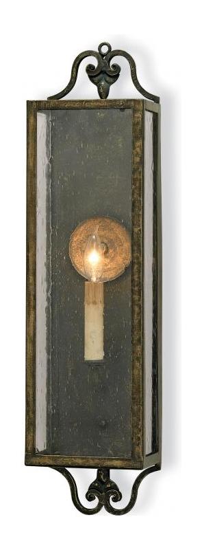 Bronze Verdigris  Wall Sconce by Currey