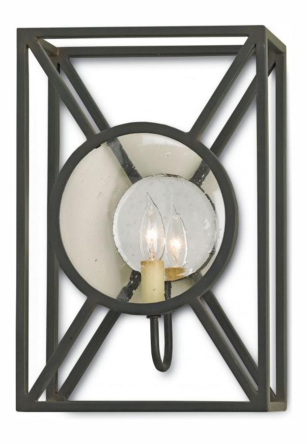 Old Iron Beckmore 1 Light Wall Sconce by Currey