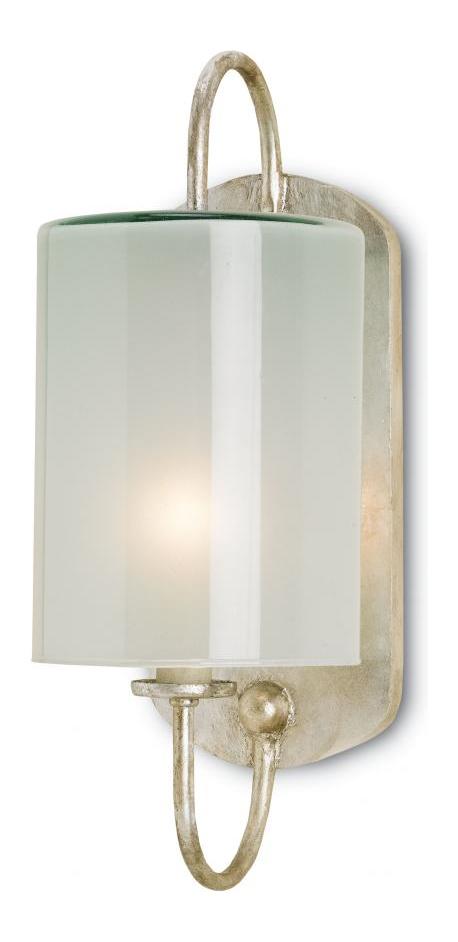 Silver Leaf  1 Light Wall Sconce by Currey