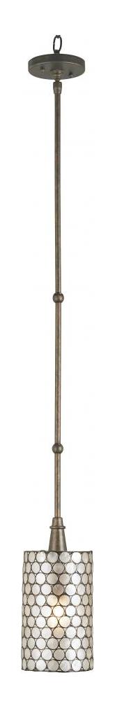 Cupertino  53in.H 1 Light Mini Pendant by Currey