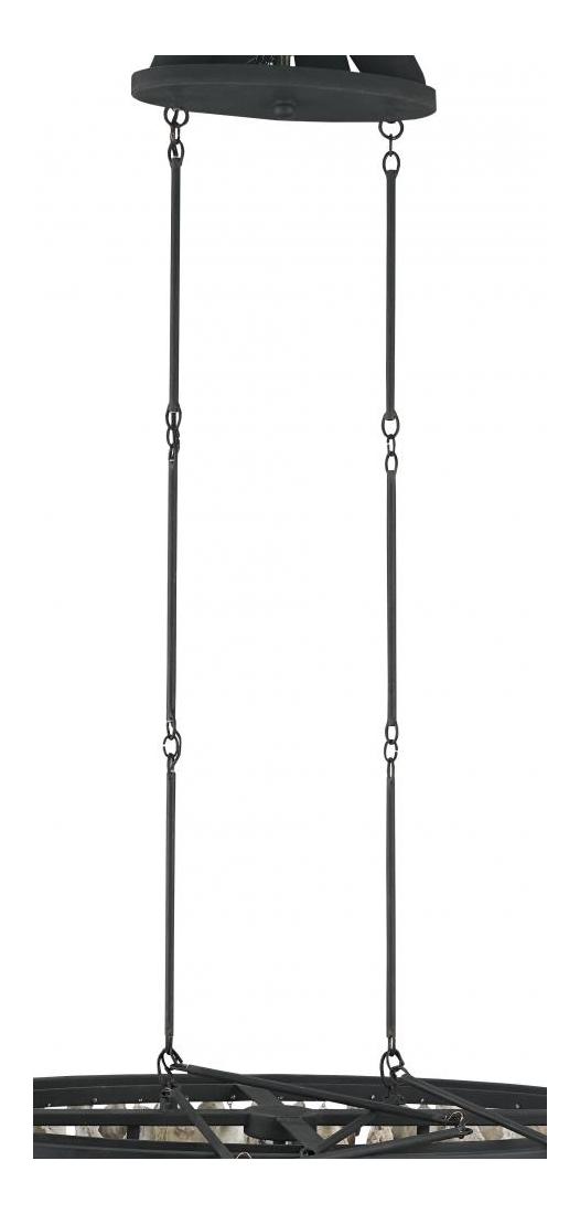 Black Smith  5 Light 20in. High 1 Tier Chandelier