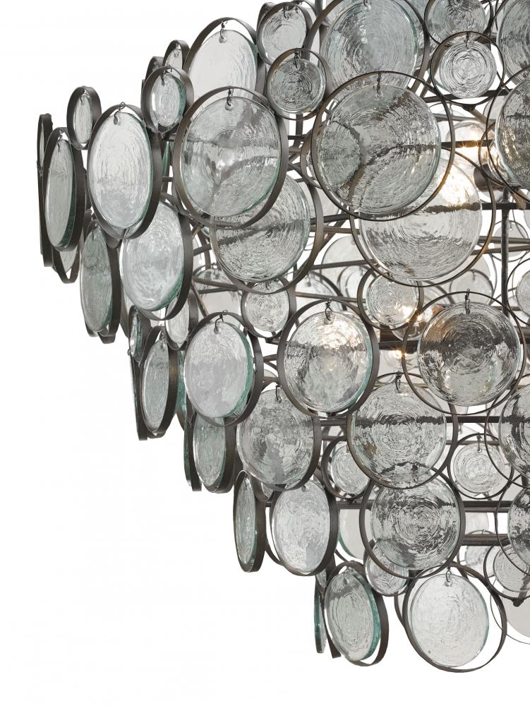 Bronze  12 Light 40in. High 1 Tier Chandelier