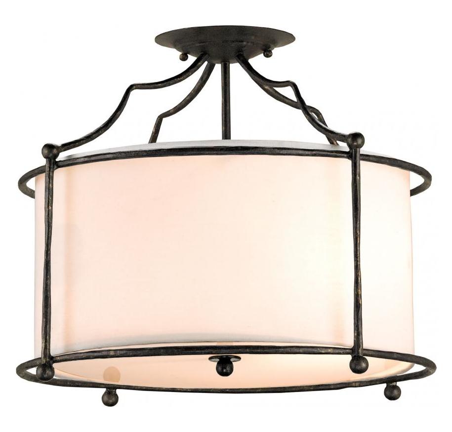 Mayfair  4 Light Convertible Pendant / Flush Mount Ceiling Fixture by Currey