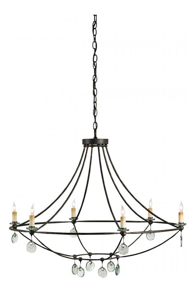 Mayfair  6 Light Chandelier by Currey