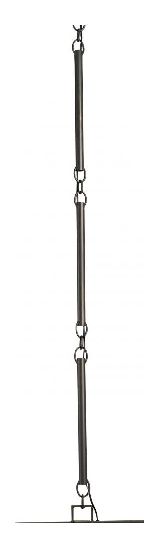 Bronze Gold  8 Light Single Tier Chandelier