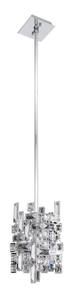 1 Light Mini Round Pendant W/Chrome by Kalco Allegri