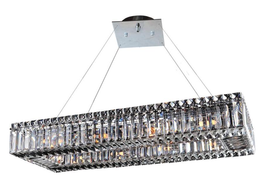 30In. X 12In. Rectangular Round Pendant by Kalco Allegri