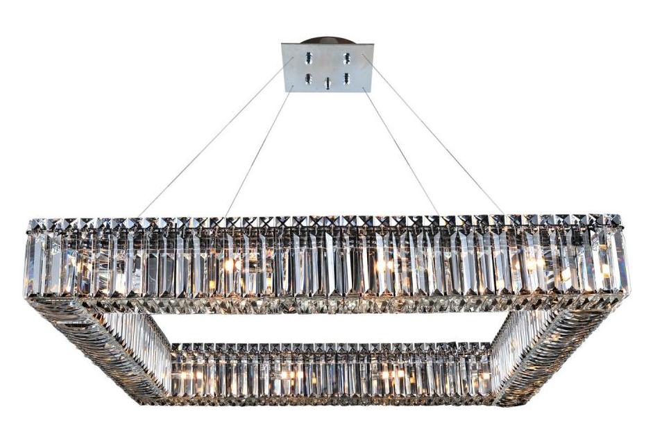 35In. Square Round Pendant by Kalco Allegri