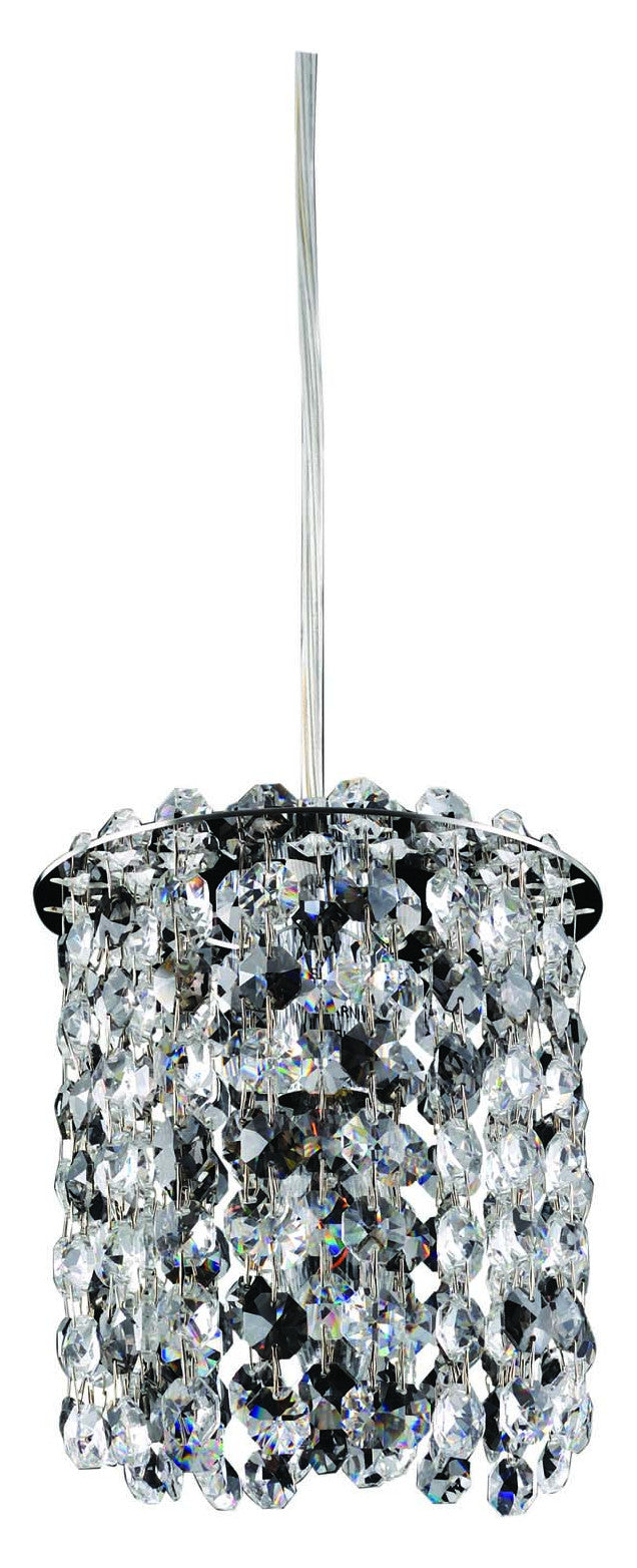 Milieu Mini Round Pendant 1 Light Mini Round Pendant W/Clear Firenze by Kalco Allegri