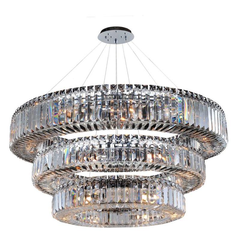 47In. Round Pendant/3 Tier by Kalco Allegri
