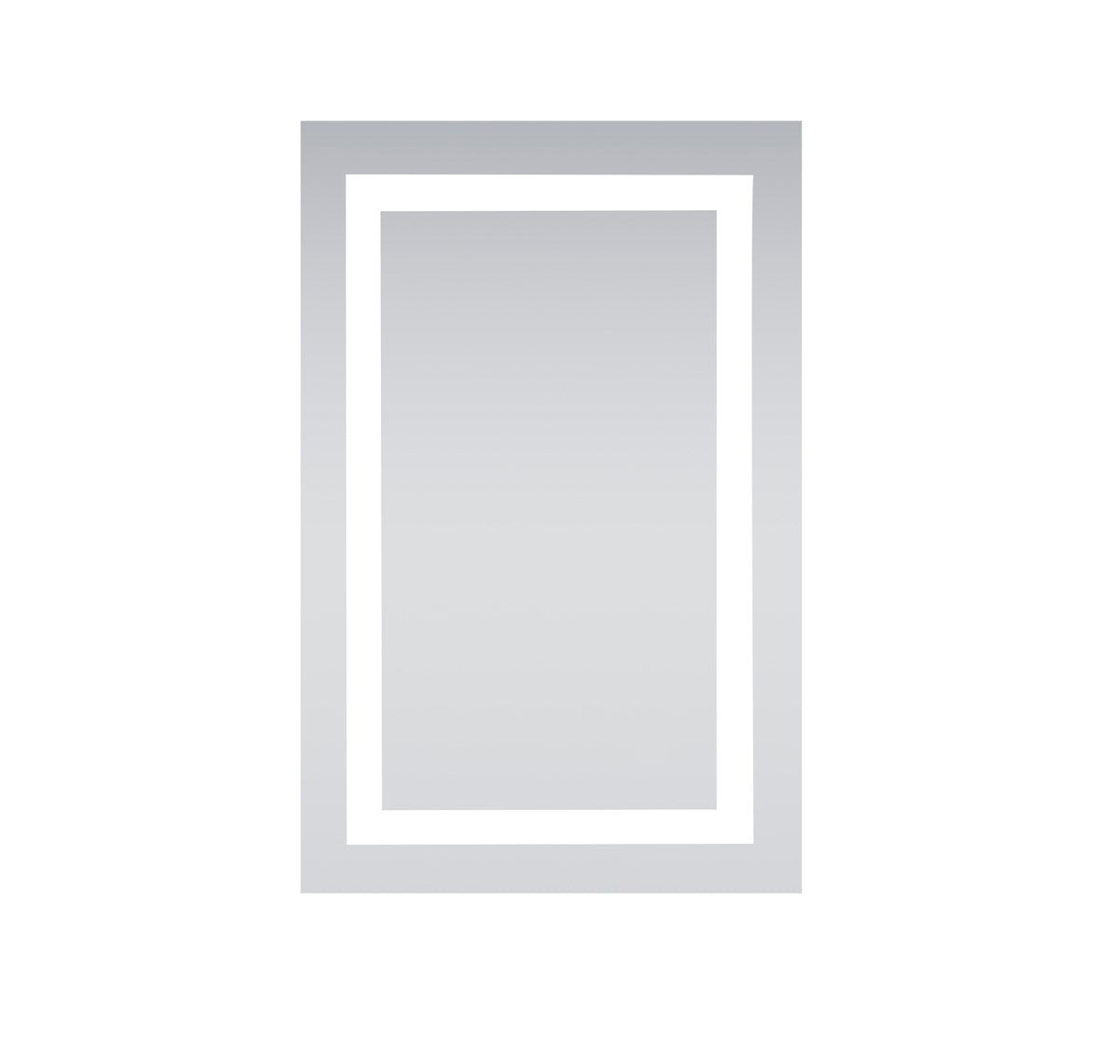 Nova 30in. X 20in. LED Rectangular Mirror by Elegant Decor