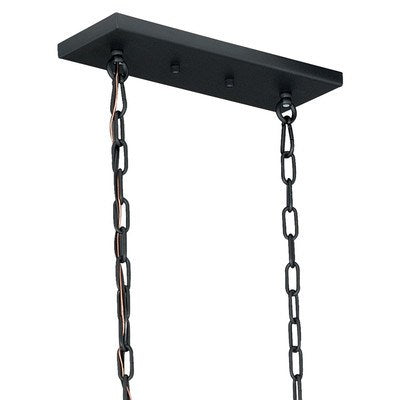 8L Linear Chandelier Oil Rubbed Bronze
