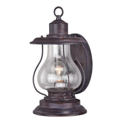 8-in Outdoor Wall Light Weathered Patina by Vaxcel International