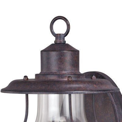 8-in Outdoor Wall Light Weathered Patina